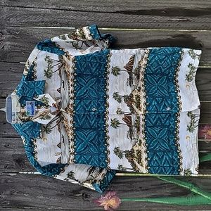 RCJ Ltd. Hawaiian Shirt Vintage M